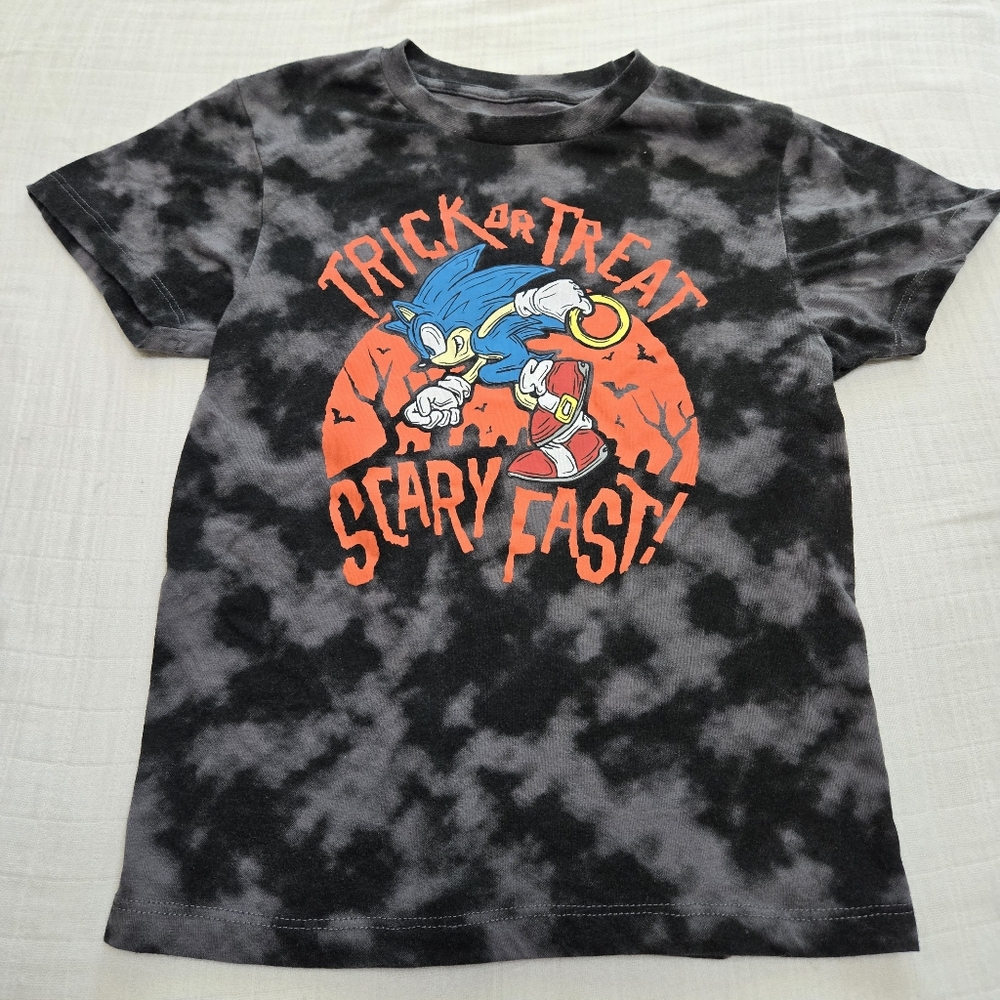Sonic The Hedgehog Halloween Tee Kids Small